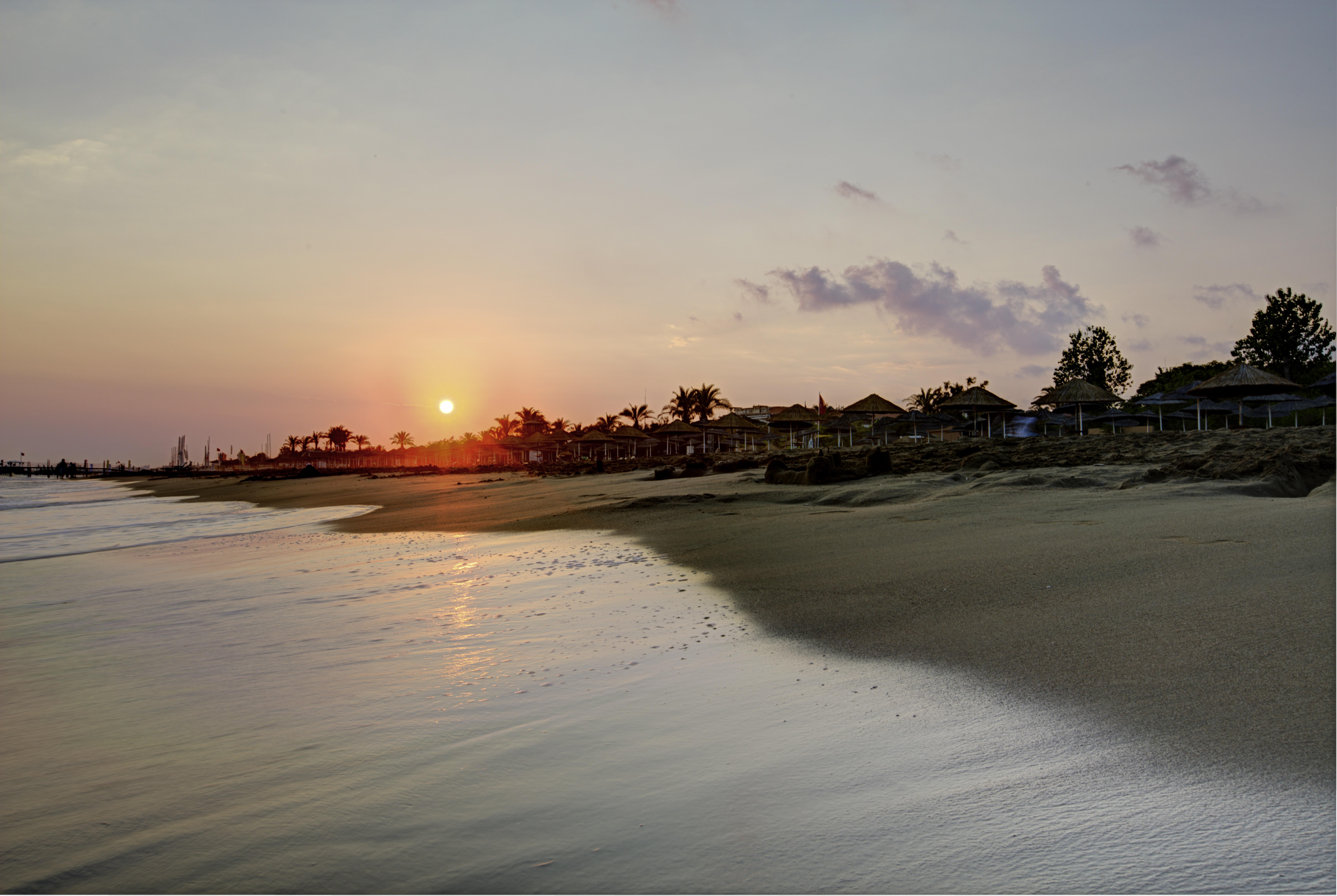 Asteria Family Resort Belek Antalya Luaran gambar Sunset at the beach