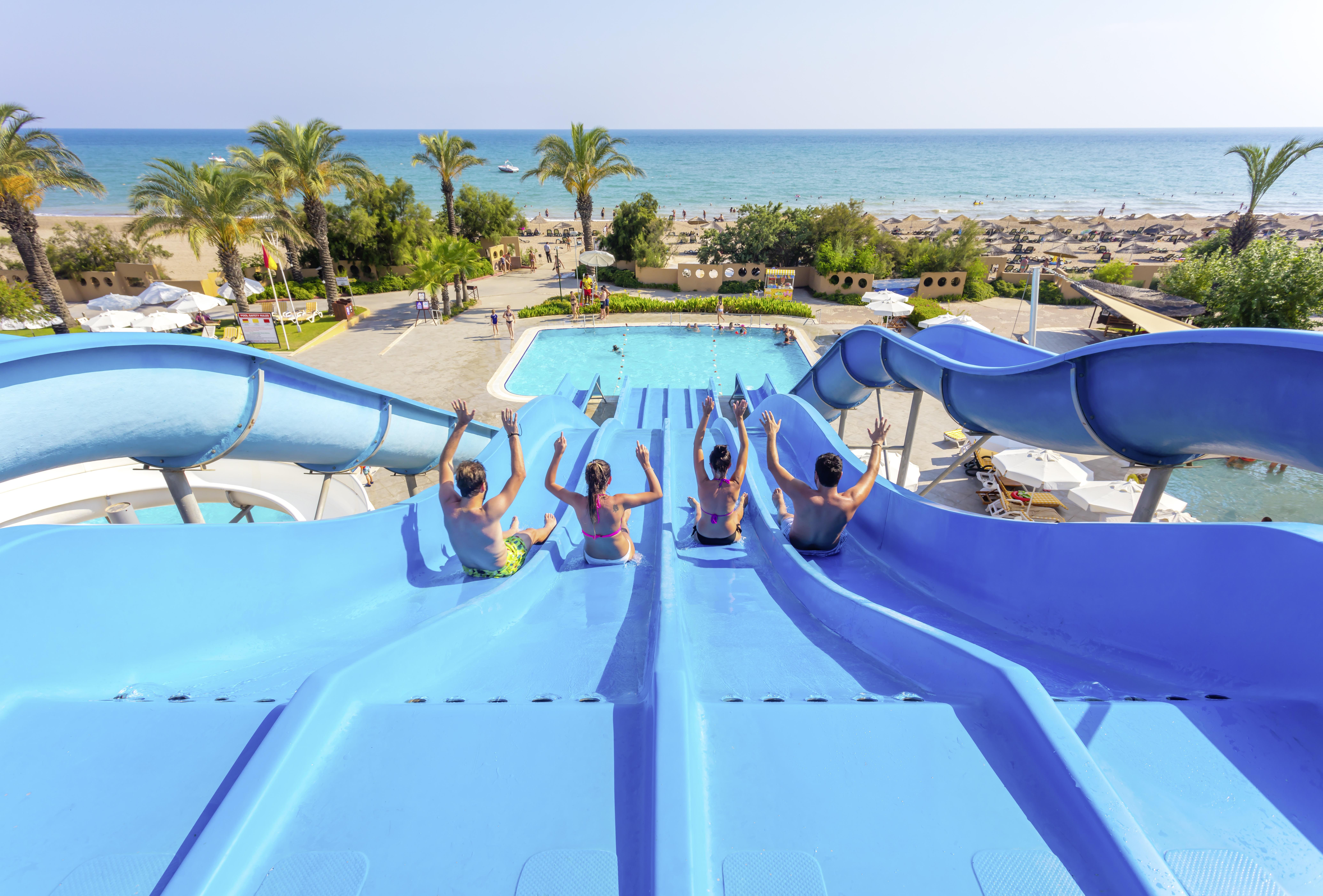 Asteria Family Resort Belek Antalya Luaran gambar Water park in Nissi Beach